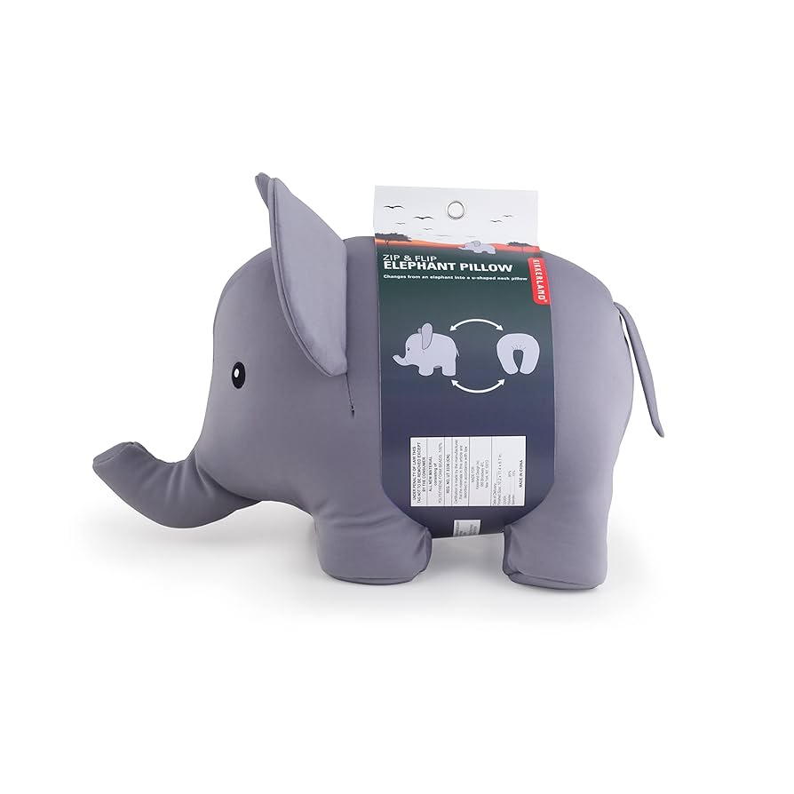 Amazon.com: Kikkerland Zip and Flip Elephant Travel